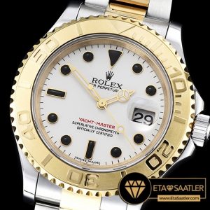 ROLYM119A - YachtMaster 116623 40mm YGSS White BP Ult A3135 Mod - 01.jpg